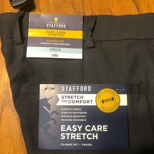 Men’s Stafford Charcoal Slacks